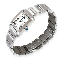 Tank Francaise de Cartier W51011Q3 Womens Watch in  Stainless Steel