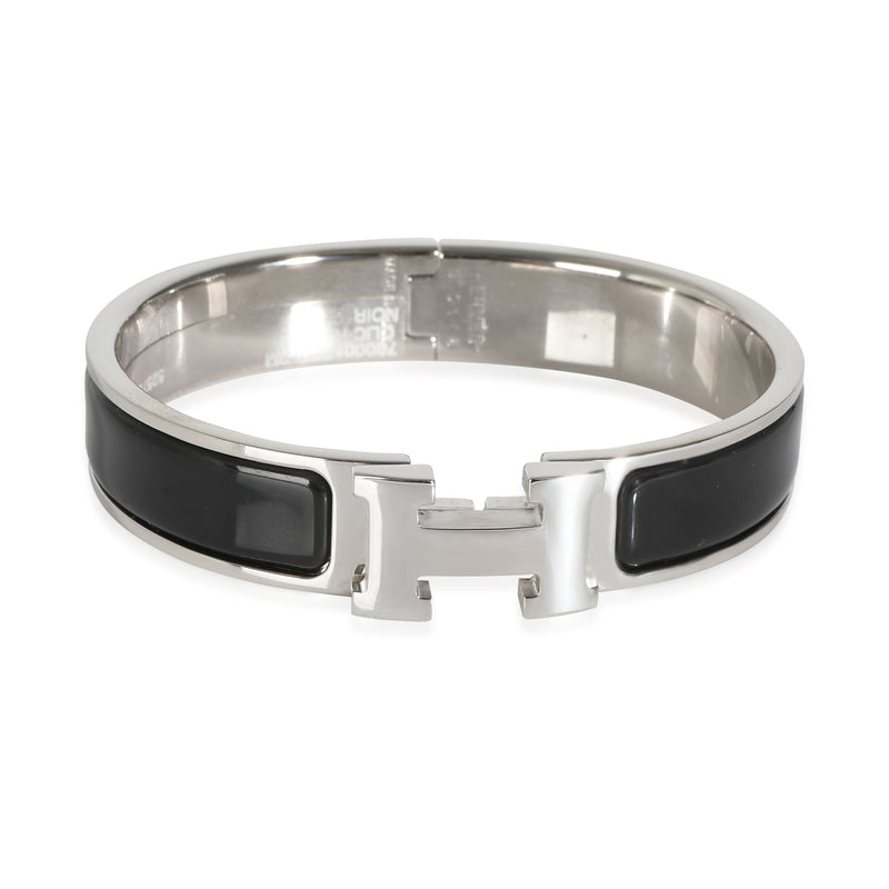 Hermes Clic H Bracelet In Noir, PM