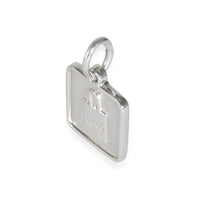 Shopping Bag Charm in Sterling Silver