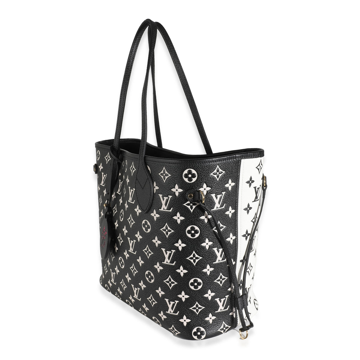 Black White Monogram Empreinte Spring In The City Neverfull MM