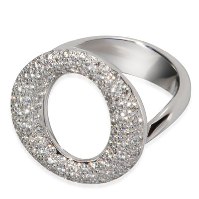 Tiffany & Co. Elsa Peretti Sevillana Diamond Ring in 18KT White Gold 0.80 CTW fv