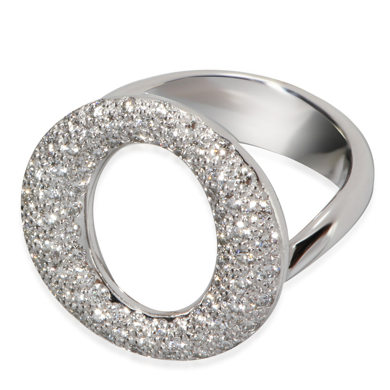 Tiffany & Co. Elsa Peretti Sevillana Diamond Ring in 18KT White Gold 0.80 CTW fv