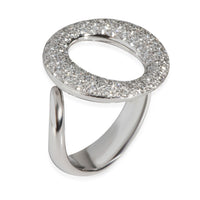 Tiffany & Co. Elsa Peretti Sevillana Diamond Ring in 18KT White Gold 0.80 CTW pv