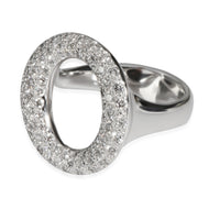 Tiffany & Co. Elsa Peretti Sevillana Diamond Ring in 18KT White Gold 0.80 CTW sv