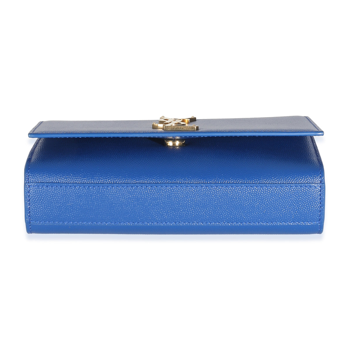 Royal Blue Grain De Poudre Small Classic Kate Chain Bag