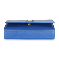 Royal Blue Grain De Poudre Small Classic Kate Chain Bag