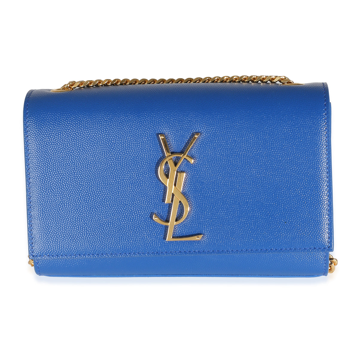 Saint Laurent Royal Blue Grain De Poudre Small Classic Kate Chain Bag myGemma IT Item 143090