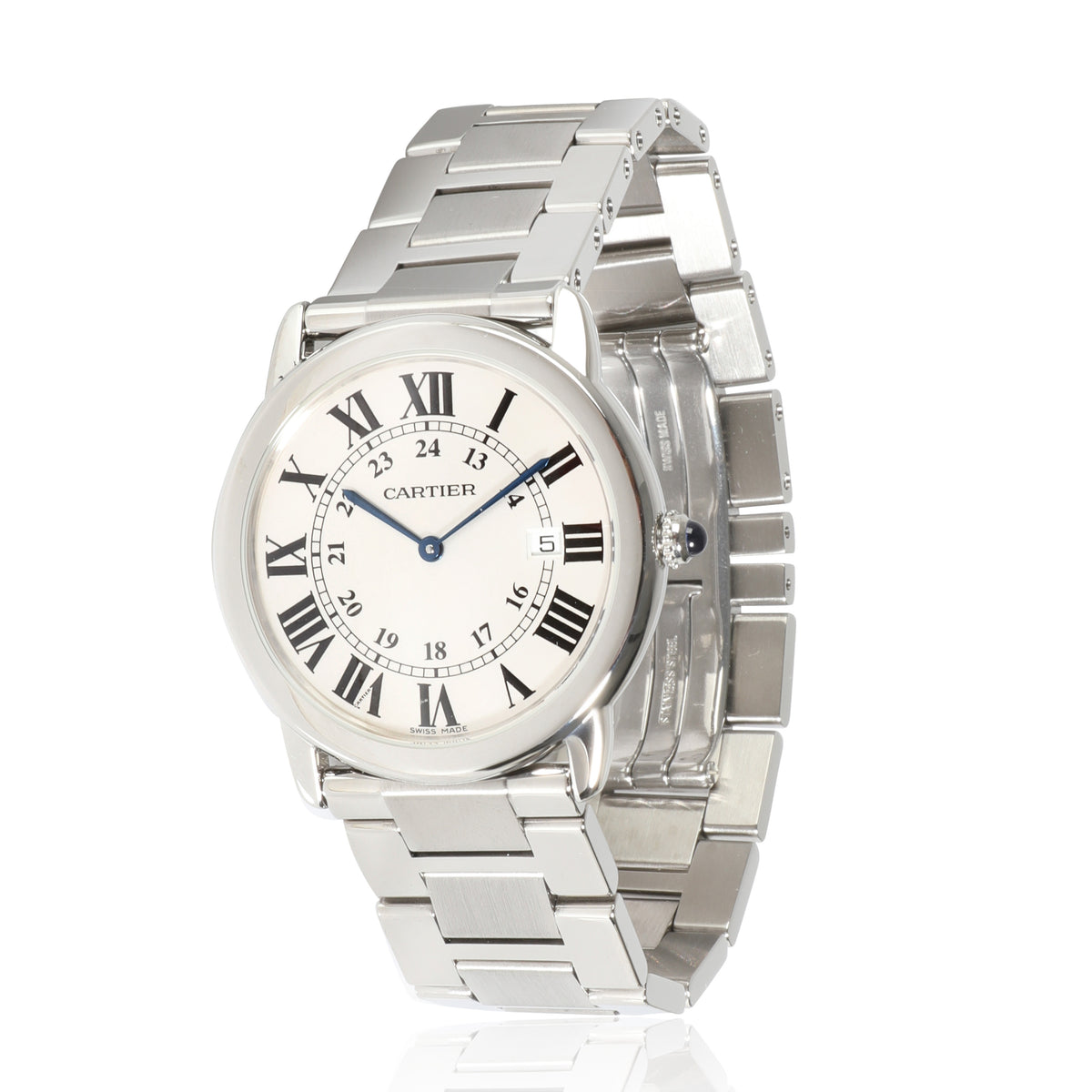 Ronde Solo de Cartier W6701005 Unisex Watch in  Stainless Steel