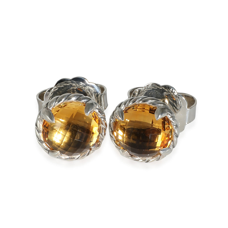 Chatelaine Citrine Earrings in  Sterling Silver