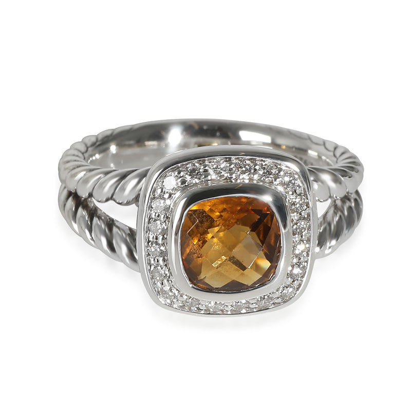 Albion Citrine Ring in  Sterling Silver 0.16 CTW