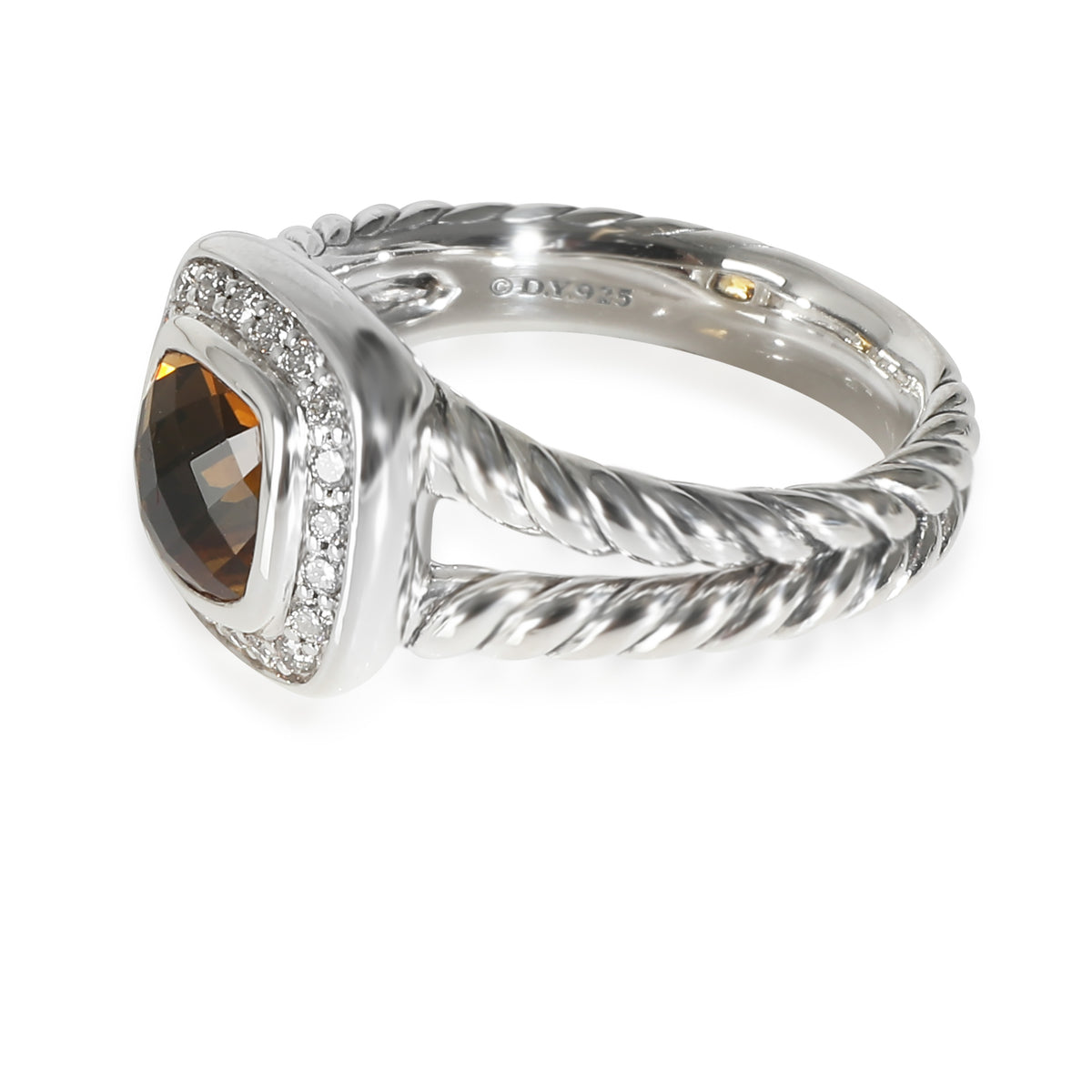 Albion Citrine Ring in  Sterling Silver 0.16 CTW