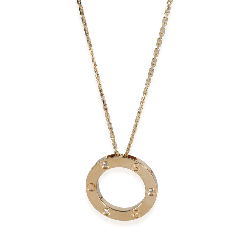 Love Necklace, Diamonds (Yellow Gold)