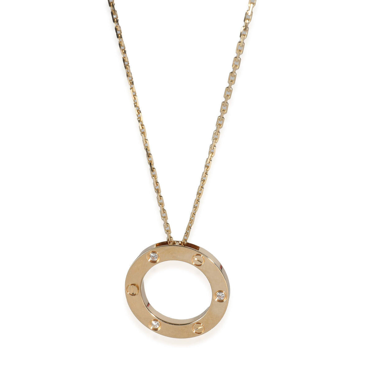 Love Necklace, Diamonds (Yellow Gold)