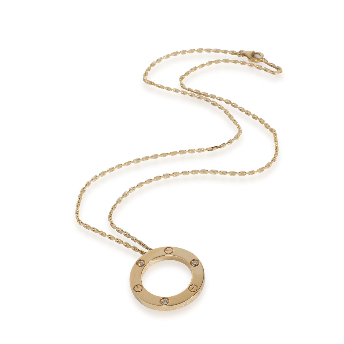 Love Necklace, Diamonds (Yellow Gold)