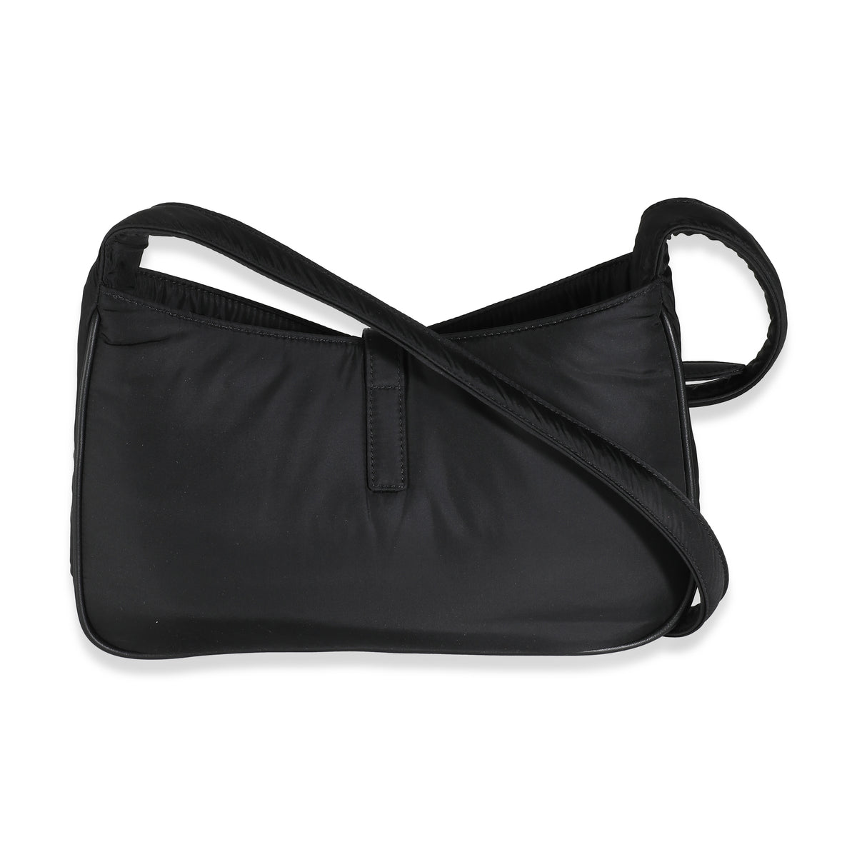 Black Econyl Nylon Le 5 A 7 Hobo