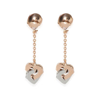 C de Cartier Vintage Earrings (Rose & White Gold)