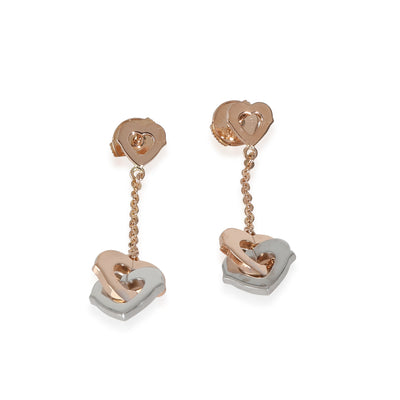 C de Cartier Earrings in 18k 2 Tone Gold