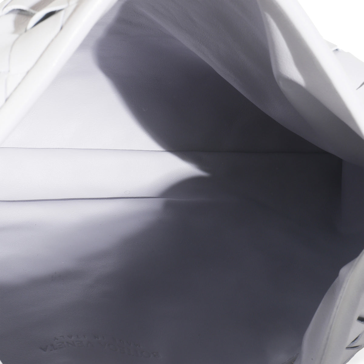 Oyster Nappa Intrecciato Small Hop Hobo