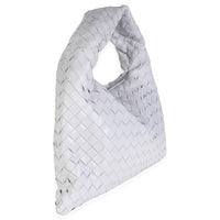 Oyster Nappa Intrecciato Small Hop Hobo