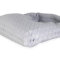 Oyster Nappa Intrecciato Small Hop Hobo