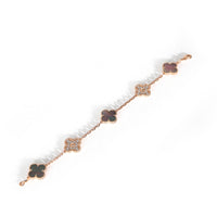 Alhambra Bracelet in 18k Rose Gold 0.96 CTW