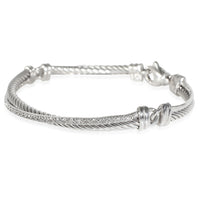 Crossover Bracelet in  Sterling Silver 0.43 CTW