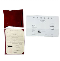 Cartier Yellow Gold Diamond Love Bracelet box