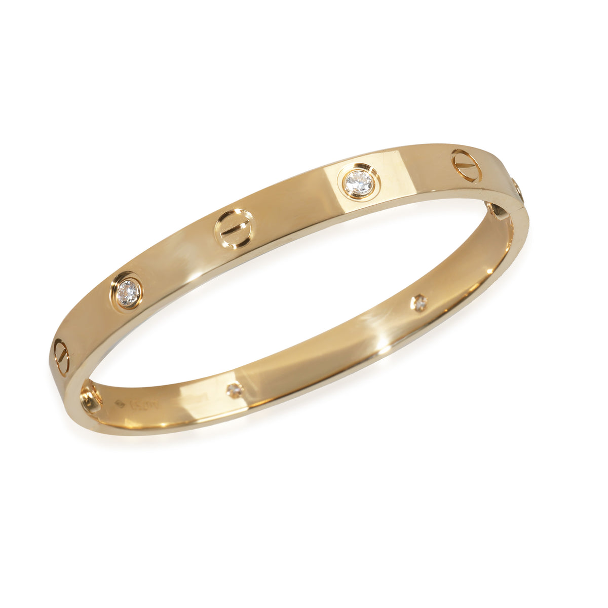 Yellow Gold Diamond Love Bracelet