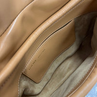 Tan Calfskin Nappa Paseo Satchel