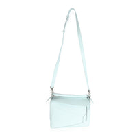 Loewe Light Blue Grained Calfskin Small Puzzle Edge Bag Handbag av