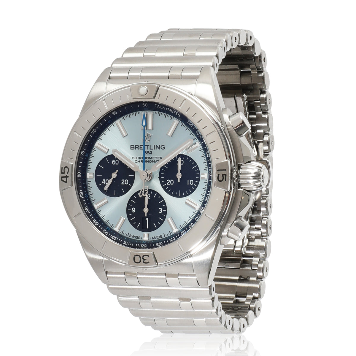 Chronomat B01 PB0134 Mens Watch in  Stainless Steel/Platinum