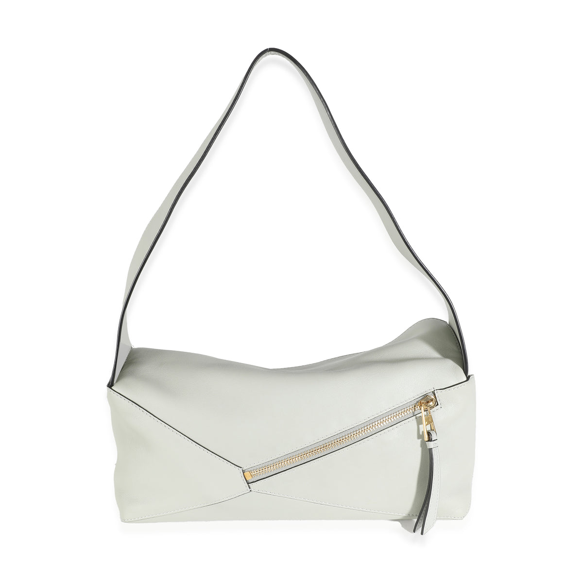 Light Celadon Calfskin Puzzle Hobo