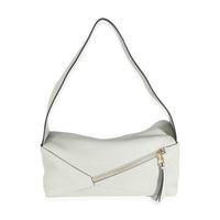 Light Celadon Calfskin Puzzle Hobo