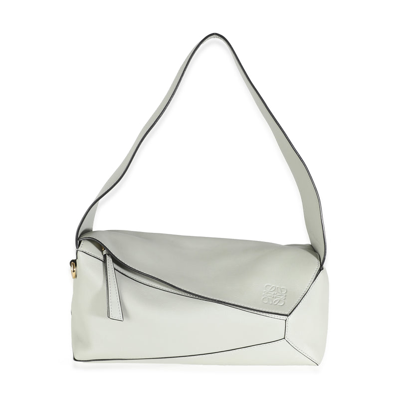 Light Celadon Calfskin Puzzle Hobo