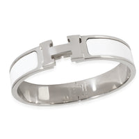 Hermes Clic H in Blanco Palladium Plated, PM