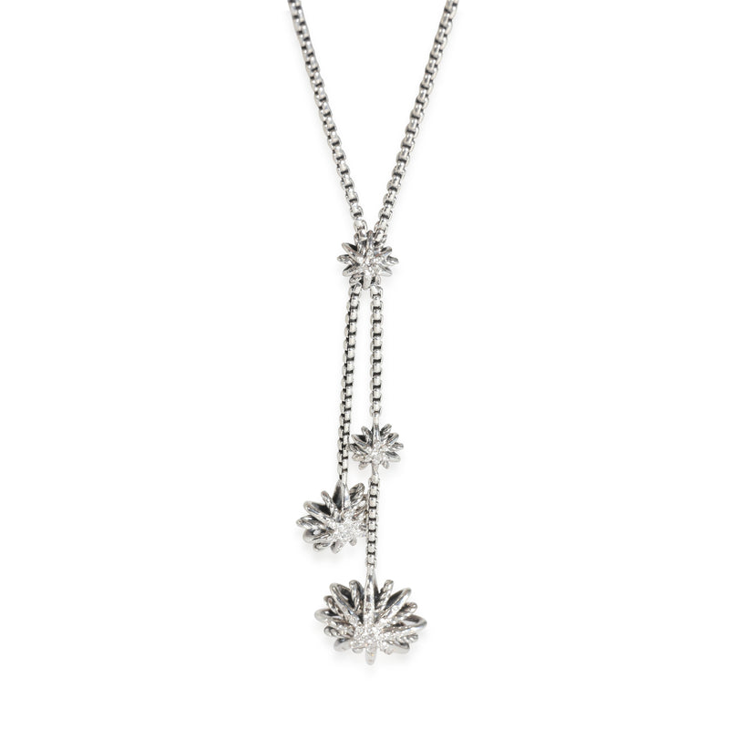 Starburst Necklace in  Sterling Silver 0.33 CTW