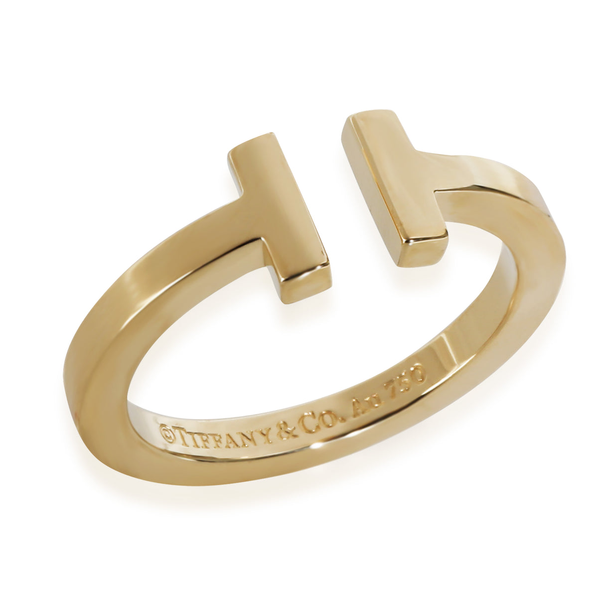 Tiffany T Square Ring in 18K Yellow Gold