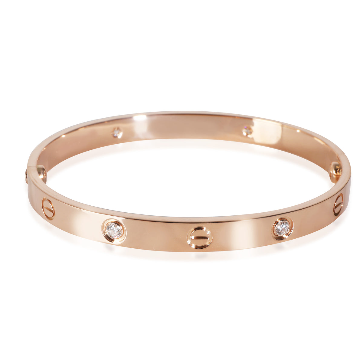 Love Bracelet, Diamonds (Rose Gold)