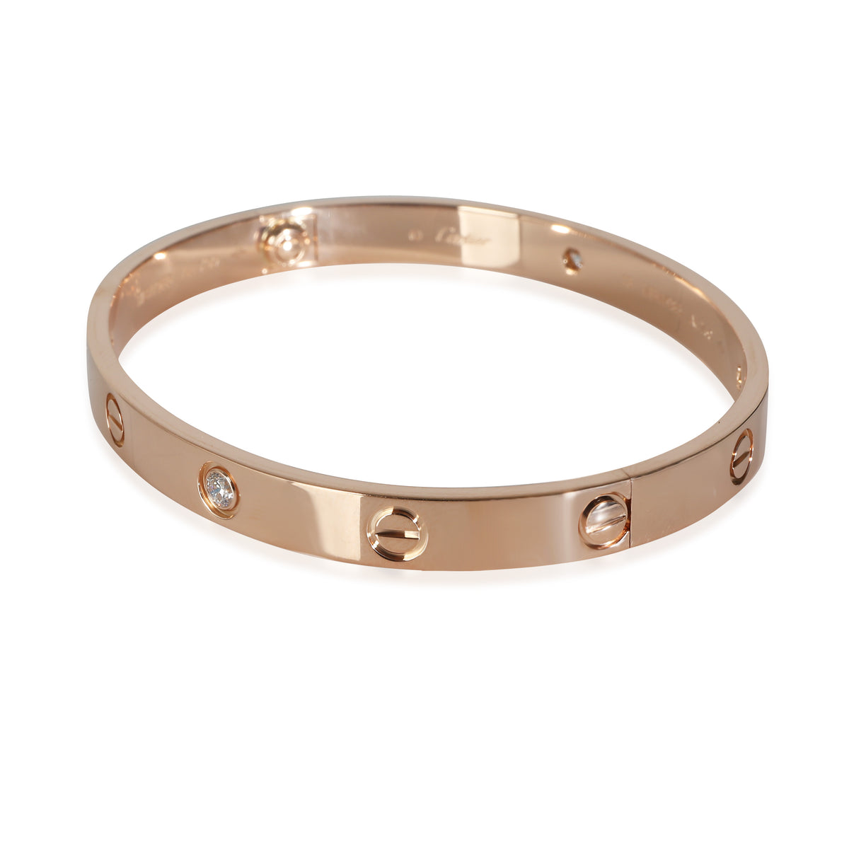 Love Bracelet, Diamonds (Rose Gold)