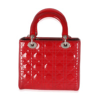 Red Patent Cannage Medium Lady Dior