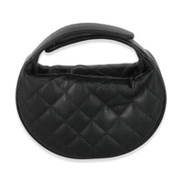 Black Quilted Polly Pocket Hobo