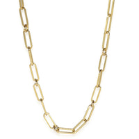 Paperclip Necklace in 18k Yellow Gold