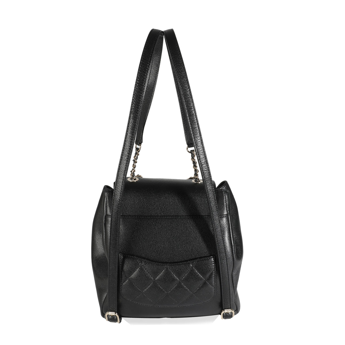 Black Quilted Business Affinity Backpack