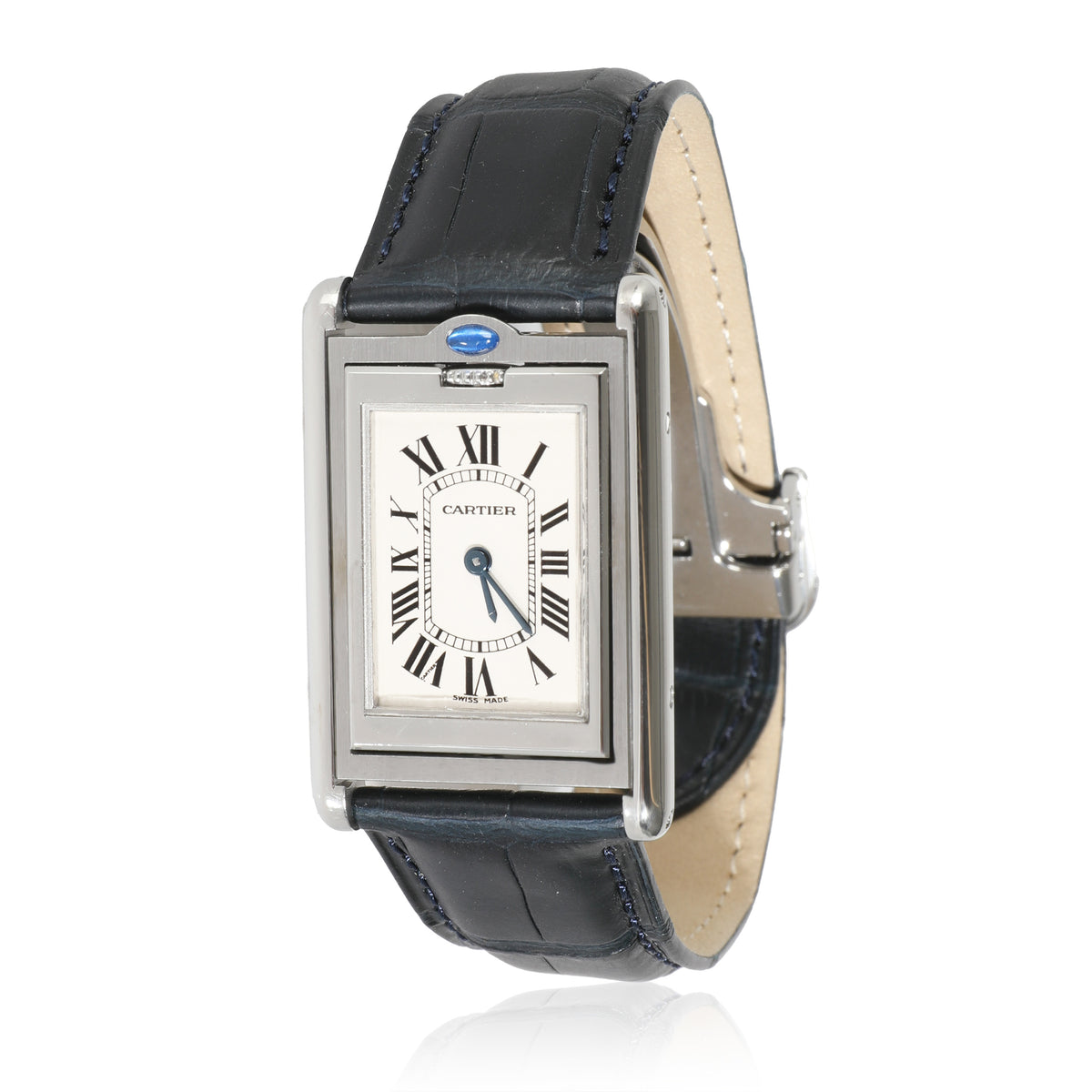 Basculante de Cartier 2405 Womens Watch in  Stainless Steel