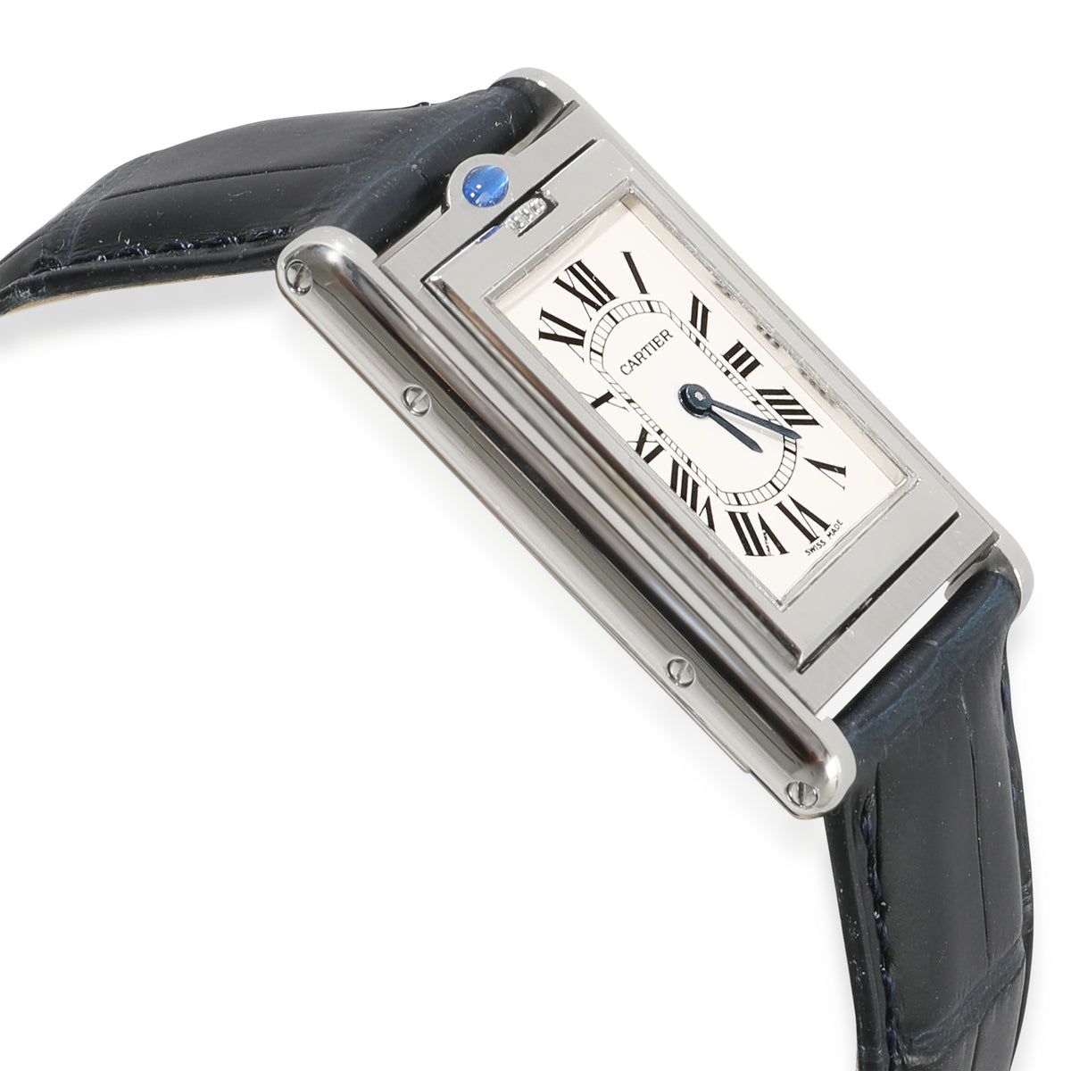 Basculante de Cartier 2405 Womens Watch in  Stainless Steel