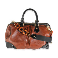 Fauve Cuir Embossed Monogram Stephen Bag