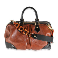 Fauve Cuir Embossed Monogram Stephen Bag