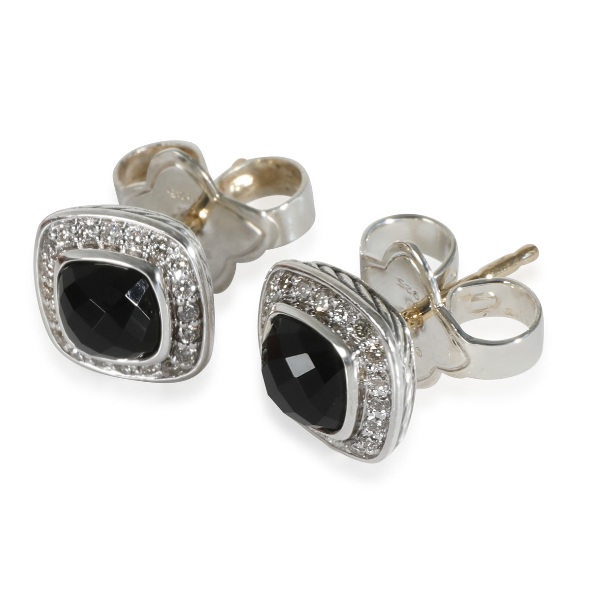 Albion Onyx Earrings in  Sterling Silver 0.16 CTW