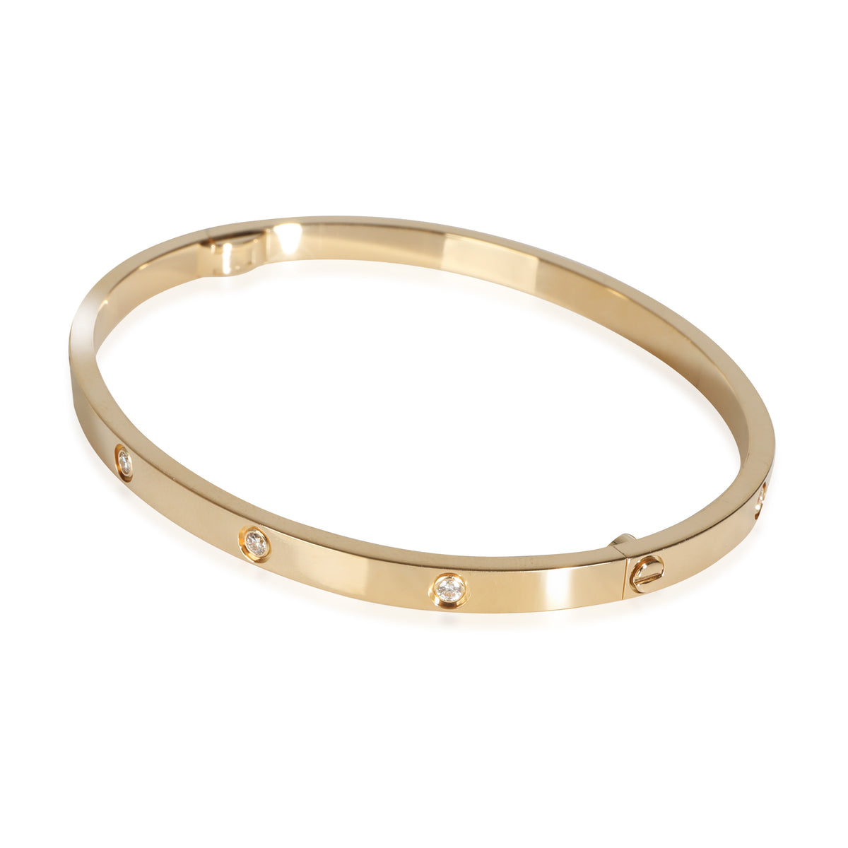 Love Bracelet, Small Model, Diamonds (Yellow Gold)