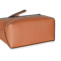 Tan Classic Calfskin Mini Puzzle Edge Bag